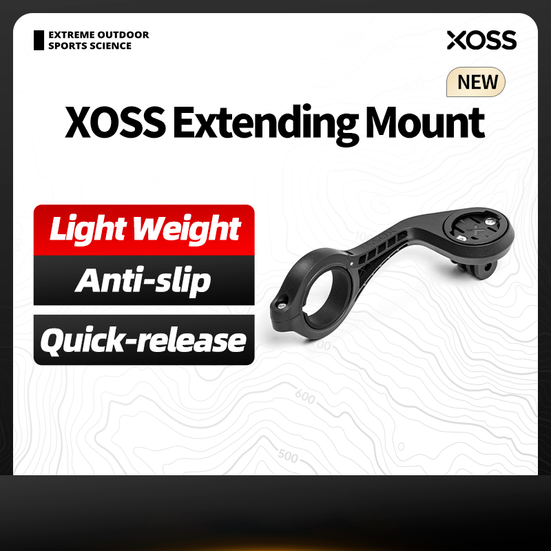 Bike Speedometer - XOSS แฮนด์จักรยานวงเล็บขยายไฟหน้าจักรยาน Mount Bar ผู้ถือคอมพิวเตอร์โคมไฟโคมไฟสนับสนุน Rack