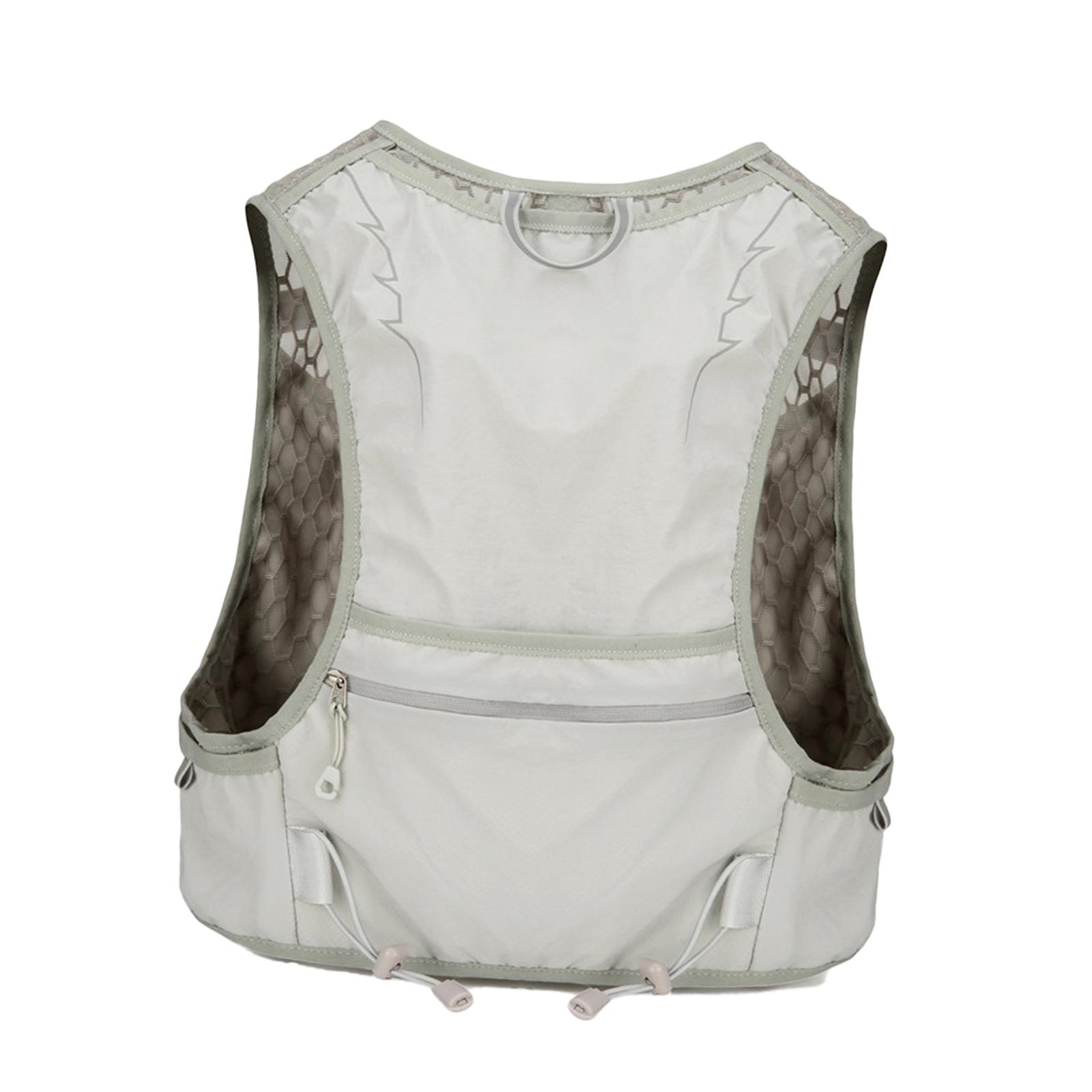 Cycling Gear Backpack - เสื้อกั๊กใส่น้ำพร้อมกระเป๋าหลายช่อง อุปกรณ์วิ่ง กระเป๋ากีฬากลางแจ้ง กระเป๋าใส่น้ำสำหรับปั่นจักรยาน เดินป่า วิ่งมาราธอน