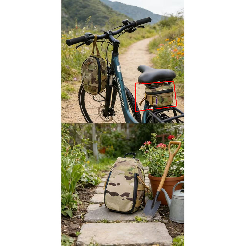 Cycling Gear For Large Men - กระเป๋าอานจักรยาน PEW tactical, กระเป๋าติดเบาะจักรยานเสือภูเขาความจุขนาดใหญ่, อุปกรณ์ปั่นจักรยานกลางแจ้ง เหมาะสำหรับการขี่แบบผจญภัย