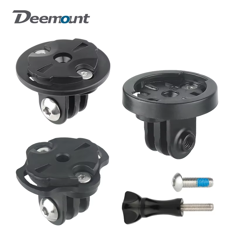 Bike Speedometer - อะแดปเตอร์ยึดไฟจักรยาน ที่ยึดคอมพิวเตอร์จักรยานสำหรับ Garmin Gopro ฐานยึดกล้อง ที่ยึดไฟหน้าจักรยาน