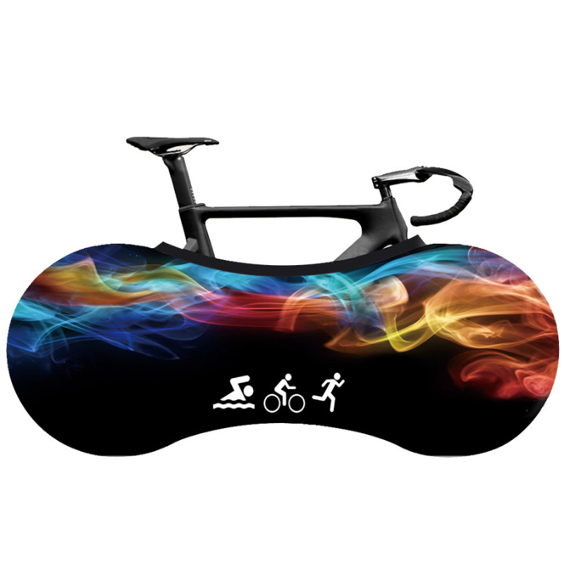 Cycling Gear Indoor - ผ้าคลุมจักรยานป้องกันฝุ่น สำหรับจักรยานเสือภูเขาและจักรยานถนน ขนาด 26