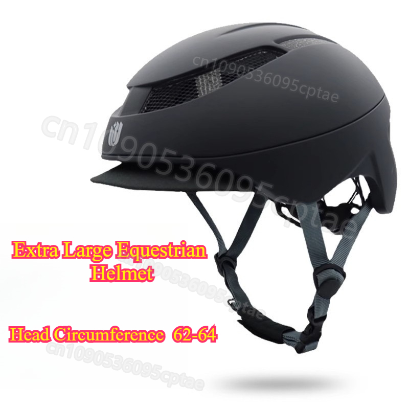 Cycling Gear For Large Men - หมวกขี่ม้าขนาดใหญ่พิเศษ 62-64 ซม. อุปกรณ์ป้องกันศีรษะสำหรับขี่ม้า ผู้ชาย ผู้หญิง