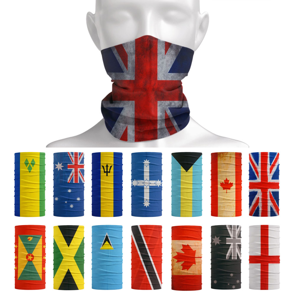 Mens Cycling Gear Uk - ผ้าโพกหัวอเนกประสงค์ลายธงของประเทศอังกฤษ/อังกฤษ/แคนาดา/ออสเตรเลีย