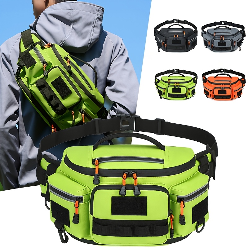 Cycling Gear For Large Men - กระเป๋าคาดเอวแบบขยายได้ ความจุขนาดใหญ่ สำหรับผู้ชายและผู้หญิง หลายช่องใส่ของ ใช้ได้หลากหลาย ทั้งปั่นจักรยาน