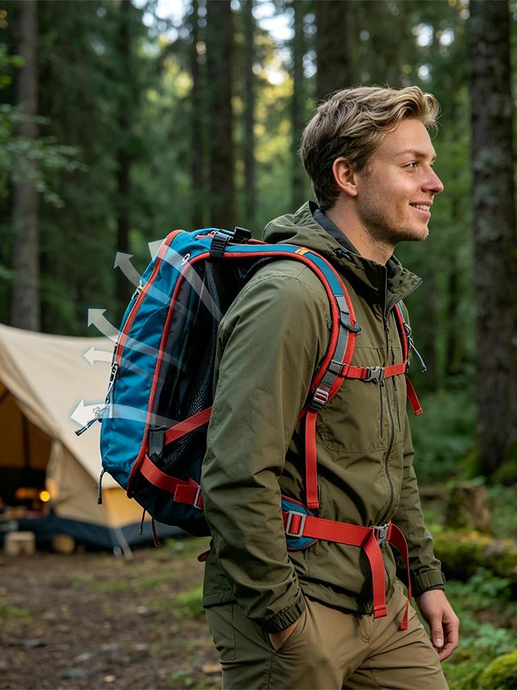 เบาะระบายอากาศสำหรับกระเป๋าเป้ - Cycling Gear Backpack บทวิจารณ์และราคา