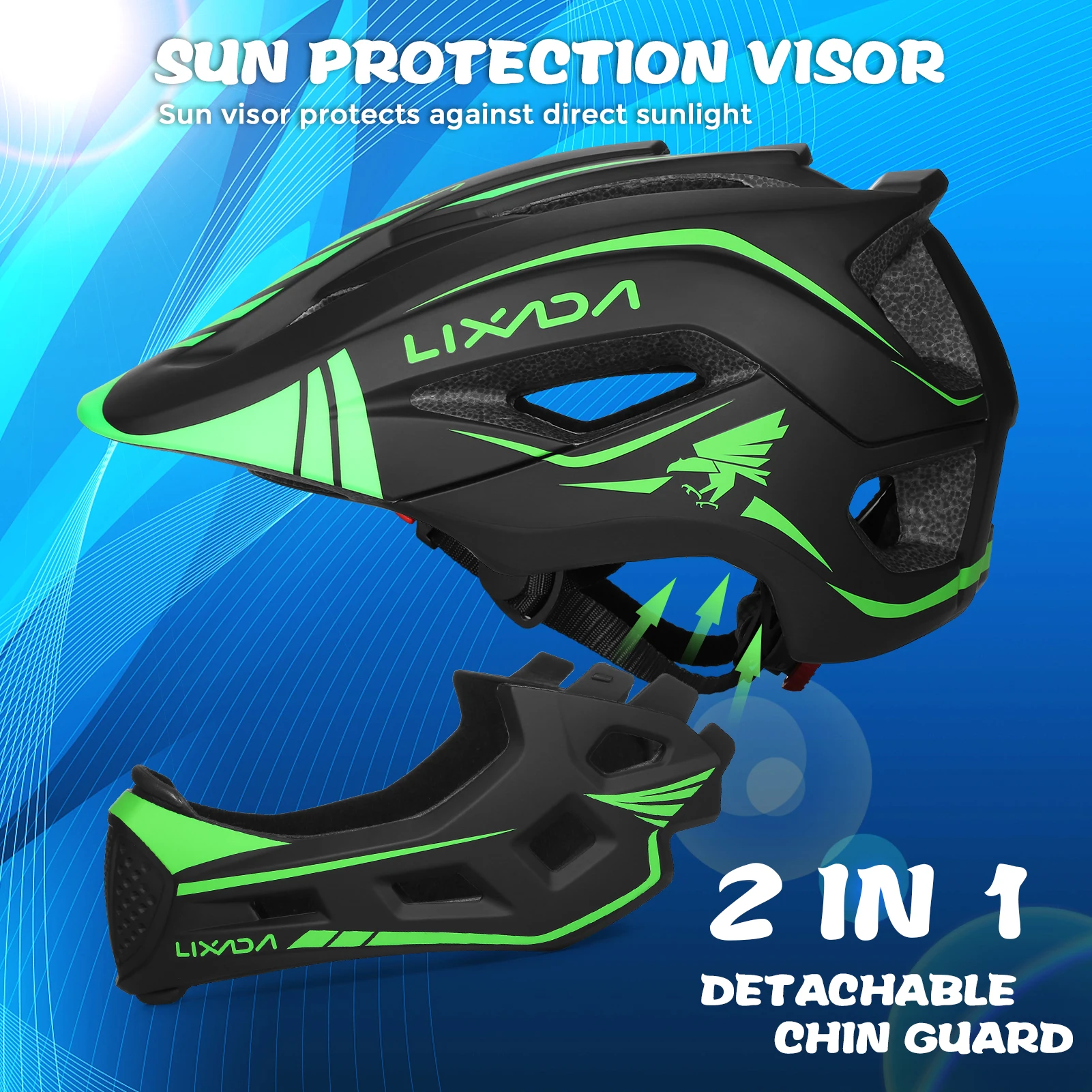 หมวกกันน็อคเด็กแบบถอดได้ Lixad - Cycling Gear For Large Men บทวิจารณ์และราคา