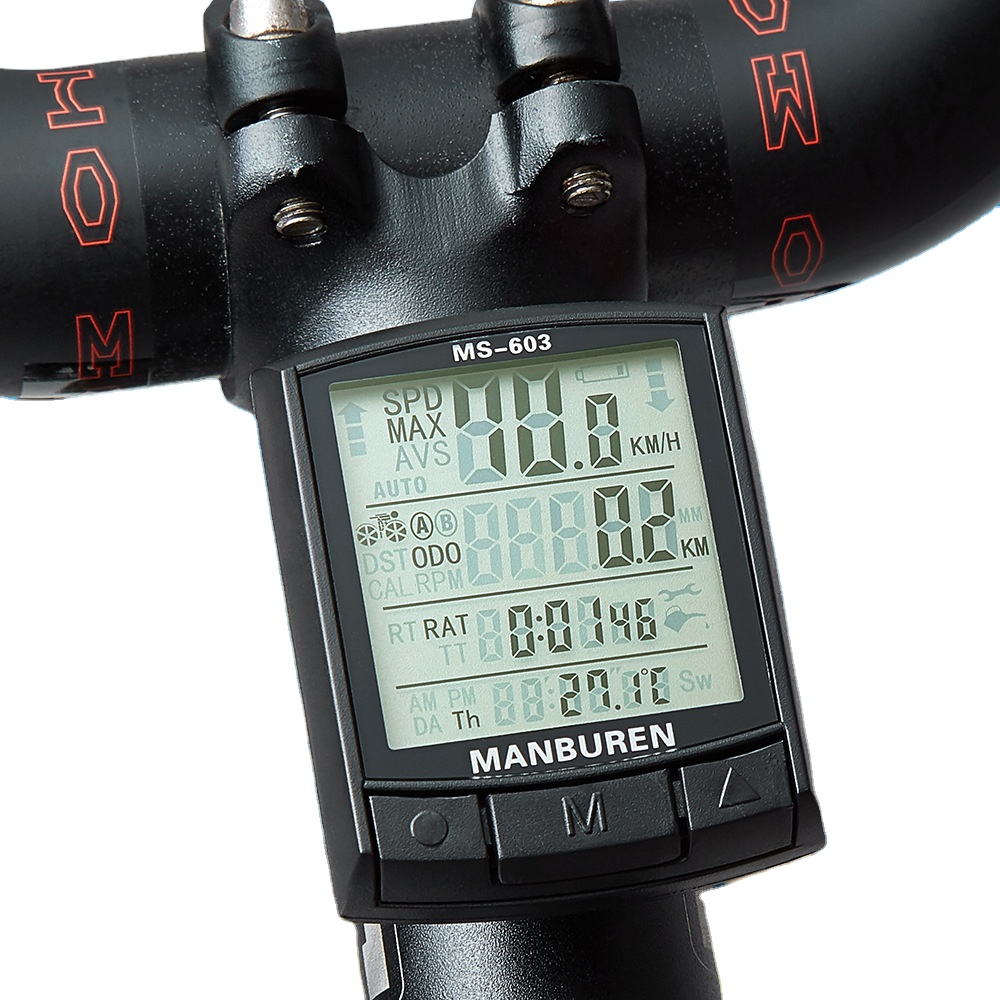 นาฬิกาจับเวลาแบบดิจิตอล LED สำ - Bike Speedometer บทวิจารณ์และราคา