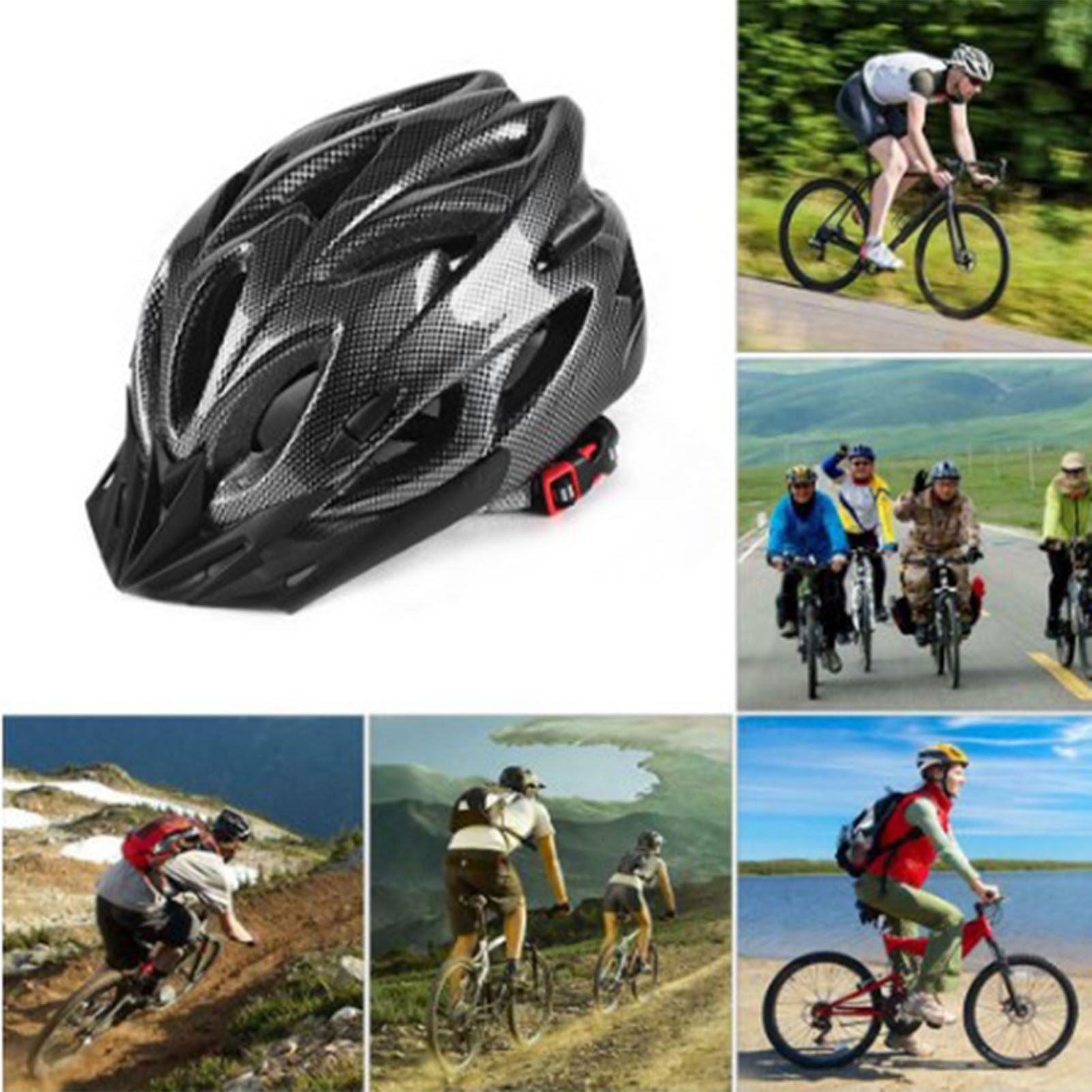 หมวกกันน็อคจักรยานแบบขึ้นรูปชิ - Cycling Gear For Large Men บทวิจารณ์และราคา