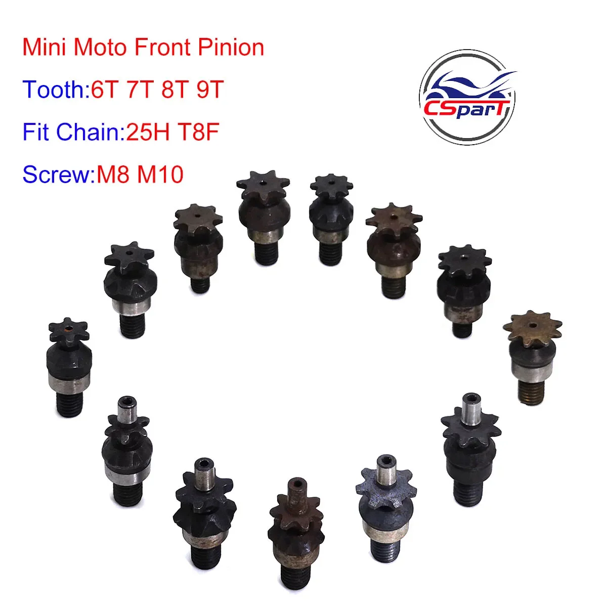6T 7T 8T 9T 25H T8F M8 M10 คลั - Cycling Gear Box บทวิจารณ์และราคา