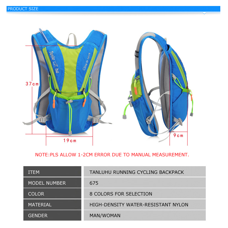 TANLUHU 675 Ultralightกลางแจ้ง - Cycling Gear Backpack บทวิจารณ์และราคา