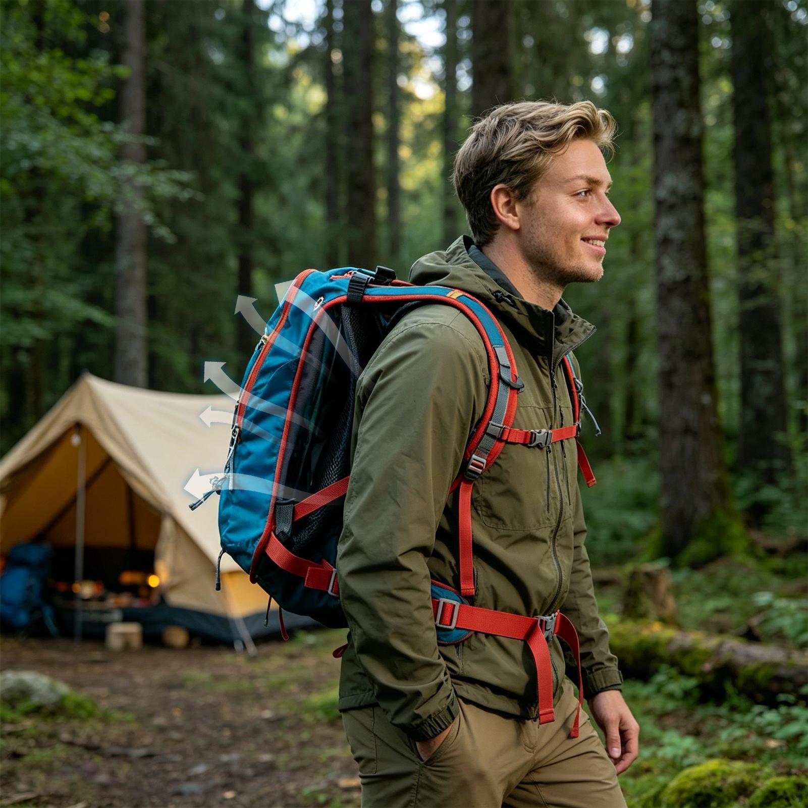 แผ่นรองหลังกระเป๋าเป้สะพายหลัง - Cycling Gear Backpack บทวิจารณ์และราคา