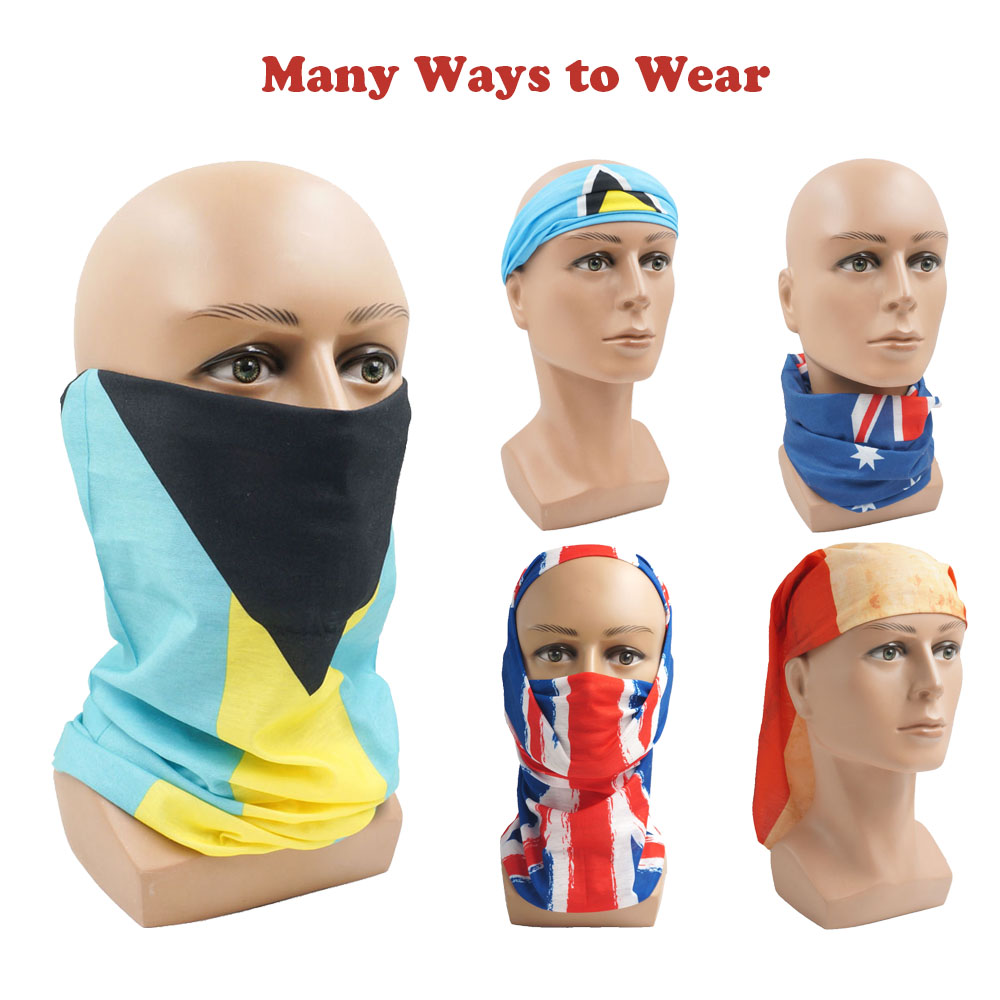 ผ้าโพกหัวอเนกประสงค์ลายธงของปร - Mens Cycling Gear Uk บทวิจารณ์และราคา
