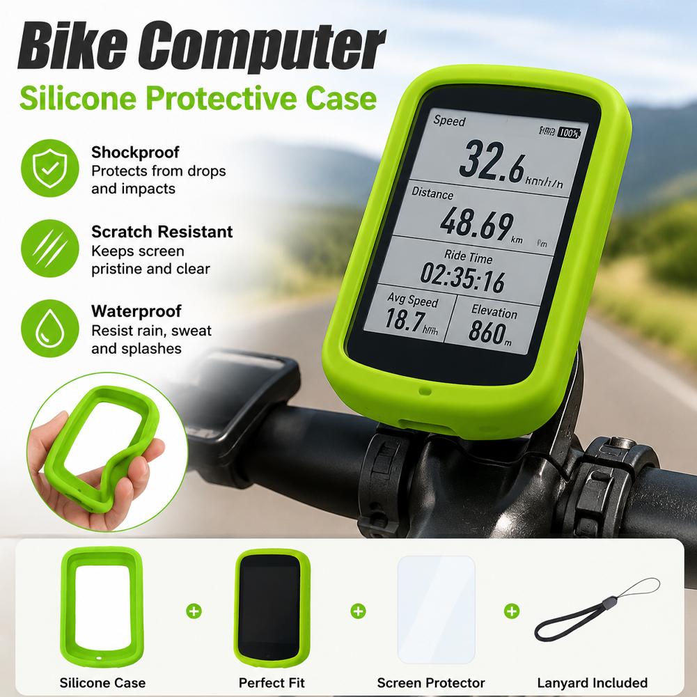 ฝาครอบป้องกันซิลิโคนสำหรับ iGP - Bike Speedometer บทวิจารณ์และราคา