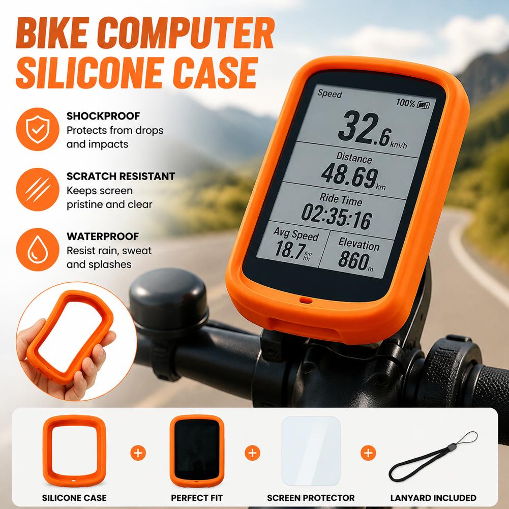 ฝาครอบป้องกันซิลิโคนสำหรับ iGP - Bike Speedometer บทวิจารณ์และราคา