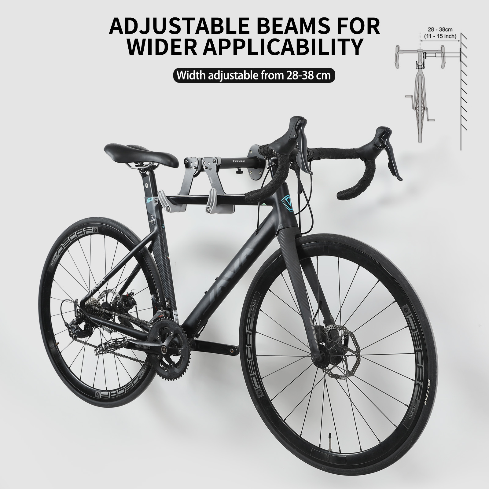 ที่แขวนจักรยานติดผนังแบบปรับได - Cycling Gear Indoor บทวิจารณ์และราคา